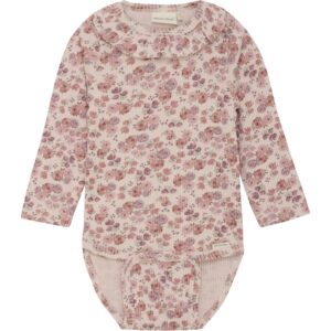 Minymo Peach Whip Body AOP Rib - Str. 92