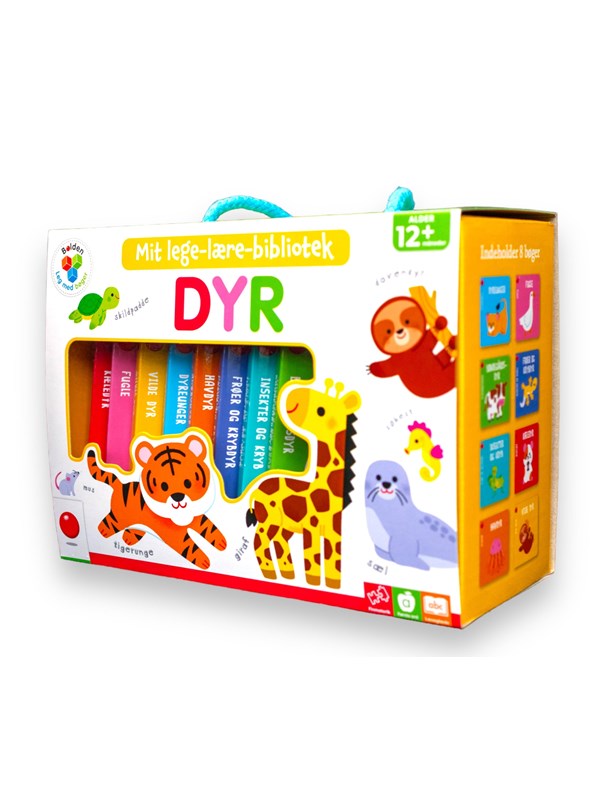 Mit lege-lære bibliotek: Dyr - Børnebog Mit lege-lære bibliotek: Dyr - Børnebog
