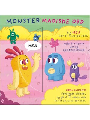 Monster magiske ord - Børnebog - Board books