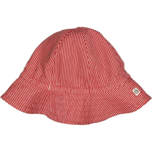 Müsli Balsam Cream/Apple Red Poplin Stripe Solhat - Str. 56-62