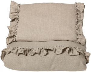 NG Baby Sengesæt Mood Ruffles 100x130, Natur