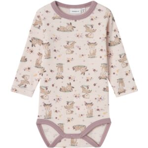 Name It Lilac Ash AOP Willit Uld Body - Str. 50