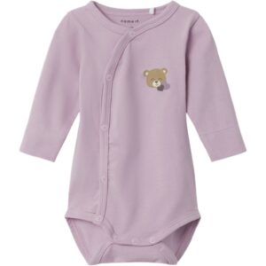 Name It Mauve Mist Nedria Slå-om Body - Str. 80