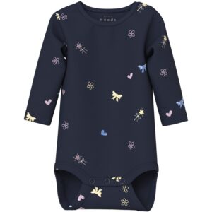 Name It Navy Blazer Bow And Hearts Vandora Body - Str. 80