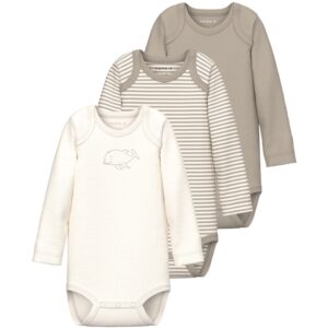 Name It Pure Cashmere Body 3-pak Core 2 Noos - Str. 80