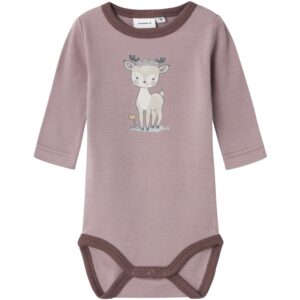 Name It Purple Dove Willit Uld Body - Str. 68