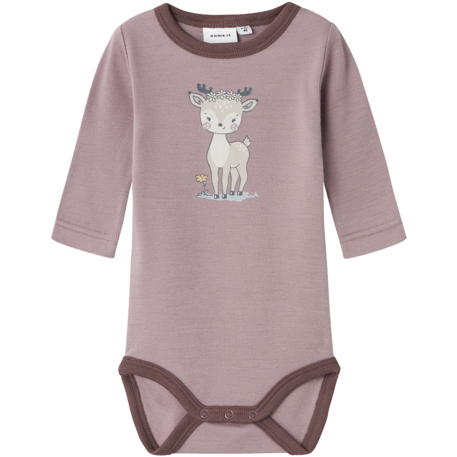 Name It Purple Dove Willit Uld Body - Str. 68 Name It Purple Dove Willit Uld Body - Str. 68
