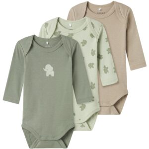 Name It Sea Foam Body 3-pak Sea Foam Elephant Noos - Str. 80