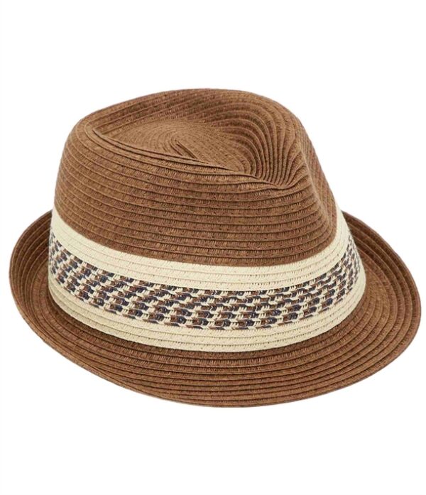 Name It Solhat Felal Straw Hat Brown Lentil