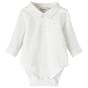 Name it Bright White Roah Skjorte Body - Str. 50