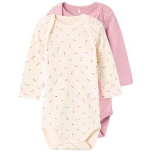 Name it Buttercream Body Floral 2-pak Noos - Str. 50