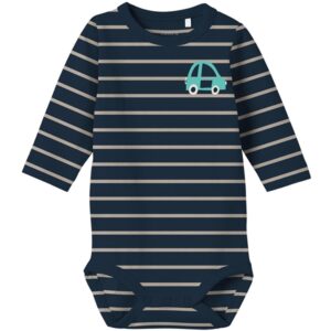 Name it Dark Sapphire Stripes Vroels Body - Str. 68