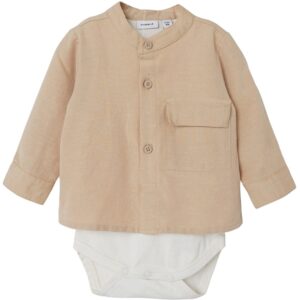 Name it Humus Faher Skjorte Body - Str. 80