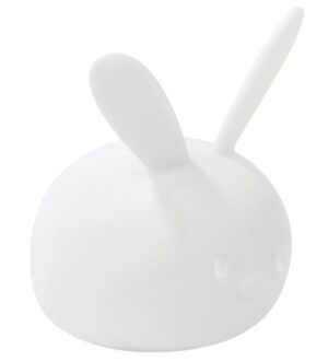 Nattou Natlampe - Silikone - LED - Kanin - 12x14x15 cm - Hvid