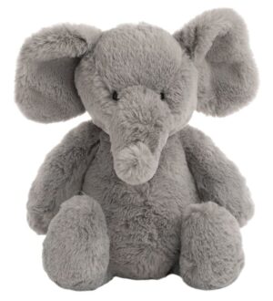 NatureZoo Bamse - 45 cm - Elefant - Mørkegrå