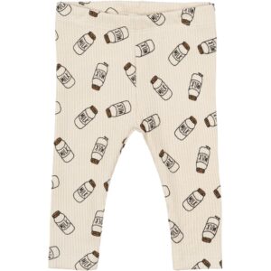 Nigel Rib Leggings - WHITE SWAN - 86