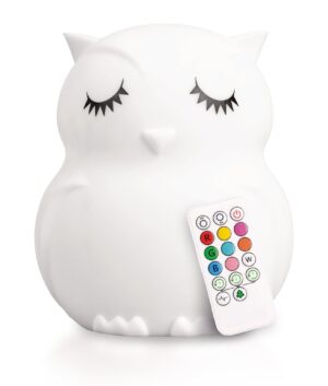 Nitelite Natlampe Ugle, Hvid, Børnelampe