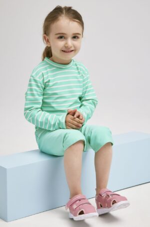 Nordbjørn Almö UV-Sæt, Mint Stripe, 122-128