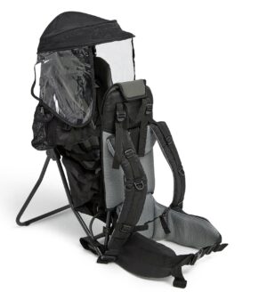 North 13.5 Adventure Bærestol m. Fodstøtte, Black