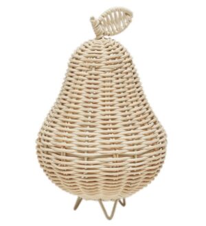 OYOY Pear Rattan Natlampe, Nature, Børnelampe