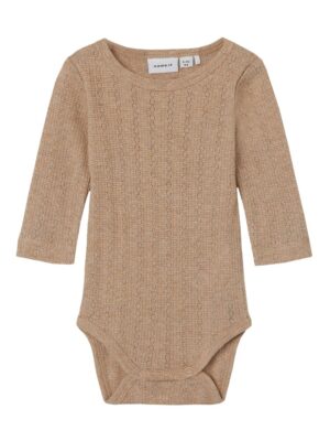 Ohusa langærmet body - OXFORD TAN - 56