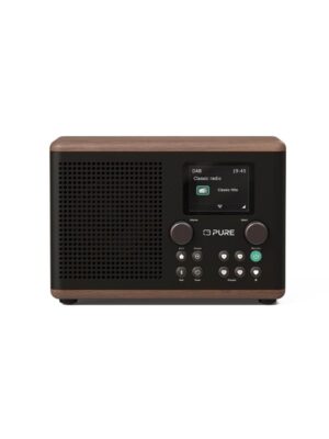 PURE Classic H4 - Coffee Black/Walnut - DAB+/FM - Mono - Sort