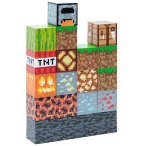 Paladone Minecraft Building Block Lampe, Børnelampe