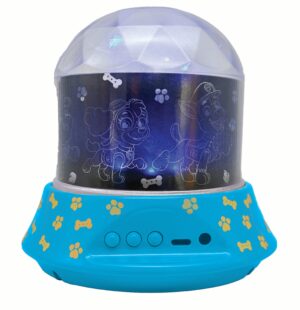 Paw patrol Natlampe Projektor med Højttaler, Børnelampe