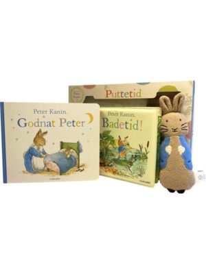 Peter Kanin: Puttetid - Gaveæske med badebog papb - Børnebog - Board books