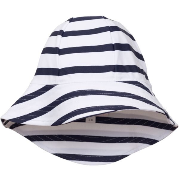 Petit Crabe White/Blue Frey Solhat - Str. 0-2 år