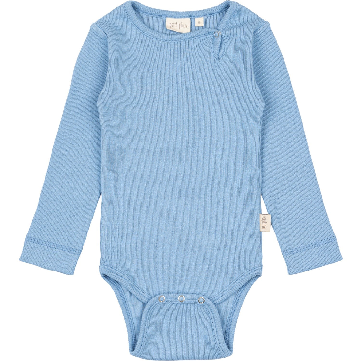 Petit Piao Allure Blue Body L/S Modal - Str. 68 Petit Piao Allure Blue Body L/S Modal - Str. 68