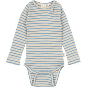 Petit Piao Allure Blue/Dark Off White Body L/S Modal Striped - Str. 86