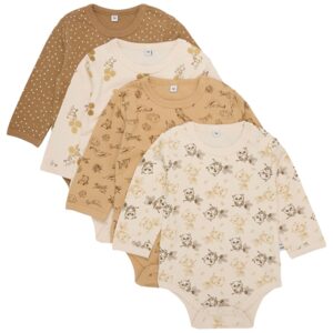 Pippi Body AO-Printed 4-Pak Whitecap Gray - Str. 104