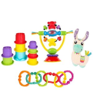 Playgro Gaveæske - 4 Dele - Lama