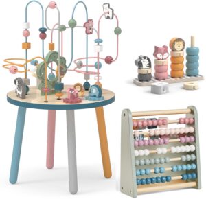 PolarB Aktivitetsbord, Stableklodser & Kugleramme