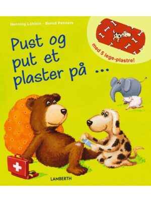 Pust og put et plaster på ... - Børnebog - Board books