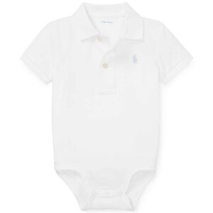 Ralph Lauren Baby Boy Short Sleeved Polo Body White - Str. 12 mdr