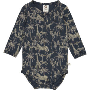Safari body med dyr - Night blue/ Cashmere - 56