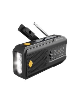Sandberg Survivor Radio All-in-1 2000 - AM/FM - Mono - Sort