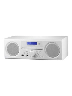 Scansonic DA310 DAB+ m. CD og Bluetooth - HVID - DAB/DAB+/FM - Hvid