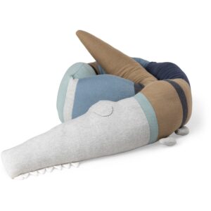 Sebra Dusty Blue Mix Strikket Sleepy Croc