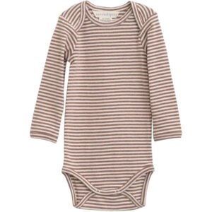 Serendipity Acorn/Offwhite Baby Body Stripe - Str. 56