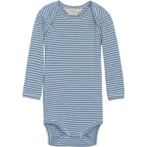 Serendipity Azur/Ecru Baby Body Stripe - Str. 86