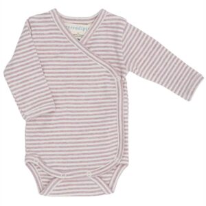 Serendipity Newborn Lilac/Offwhite Wrap Rib Body - Str. 56