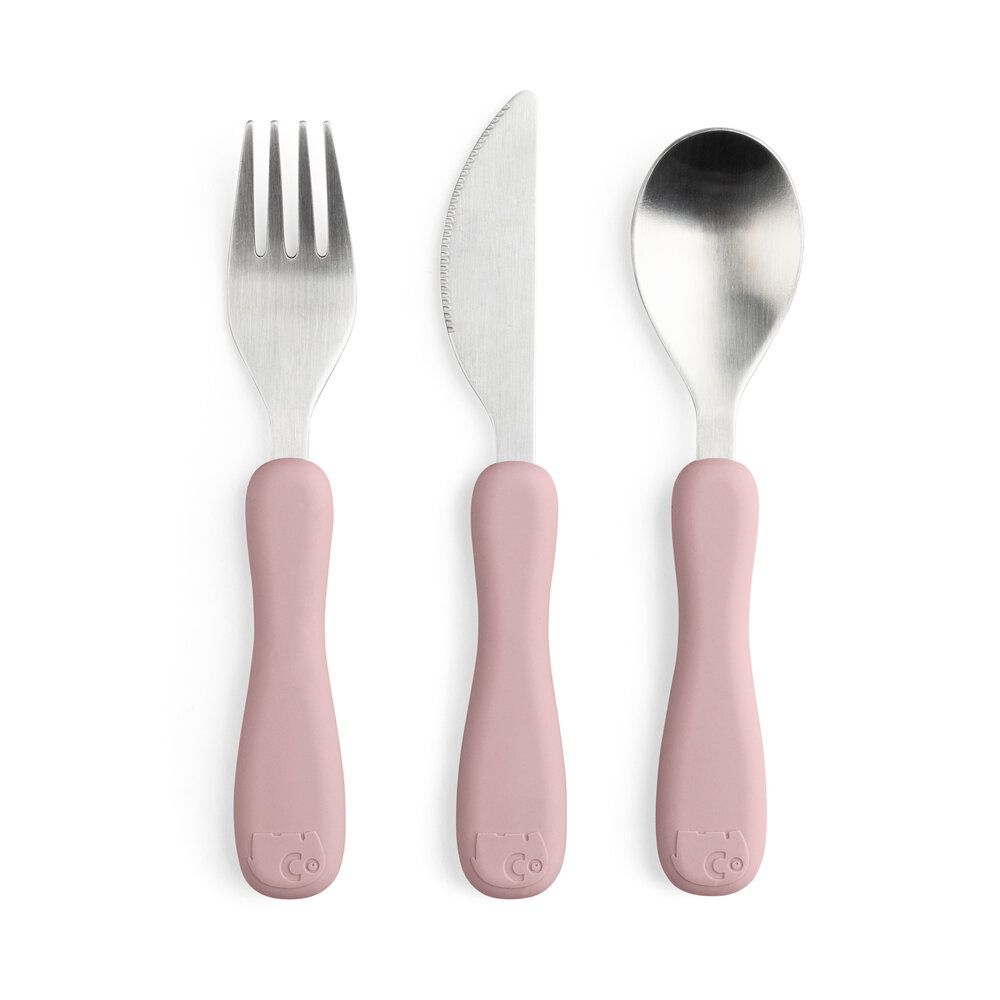 Silikone bestik Fanto - Vintage Rose Silikone bestik Fanto - Vintage Rose