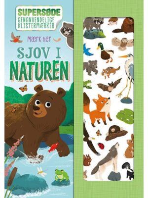 Sjov i naturen - med genanvendelige klistermærker - Børnebog - Board books