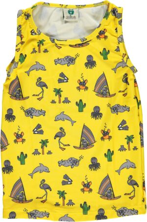 Småfolk Top, Yellow, 1-2 år