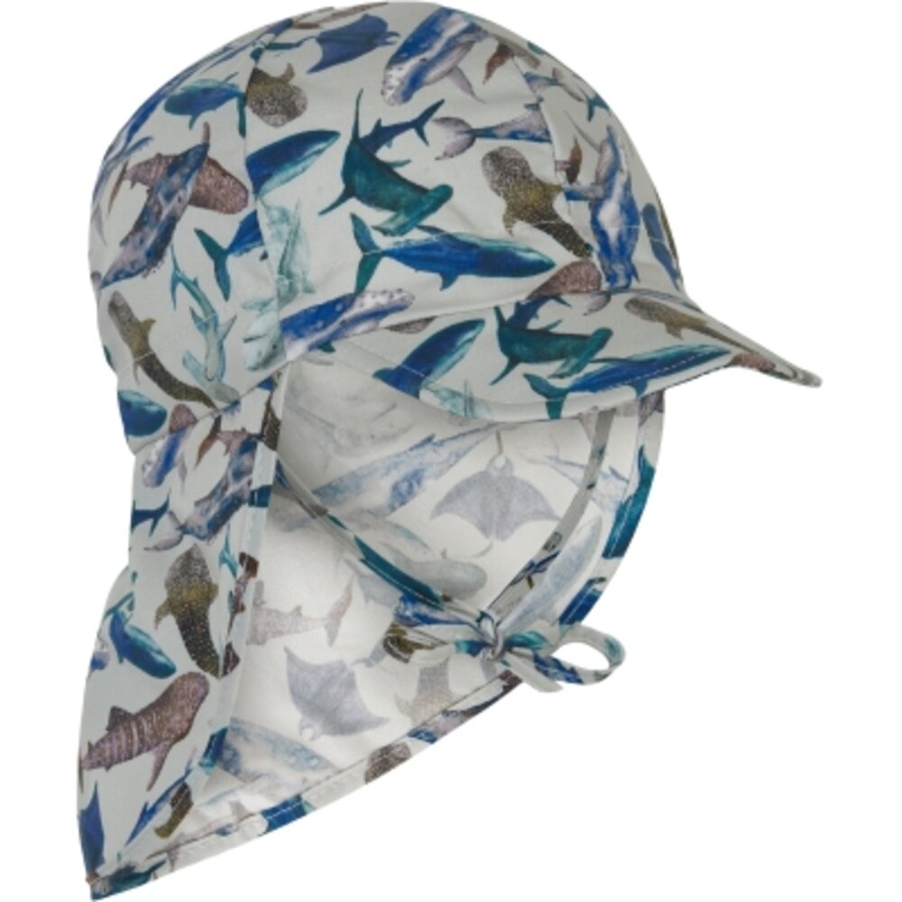 Sommerhat, lang skygge - AOP - METAL - 45 CM Sommerhat, lang skygge - AOP - METAL - 45 CM