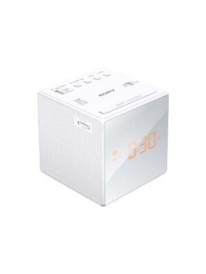 Sony ICF-C1 - AM/FM - Mono - Hvid