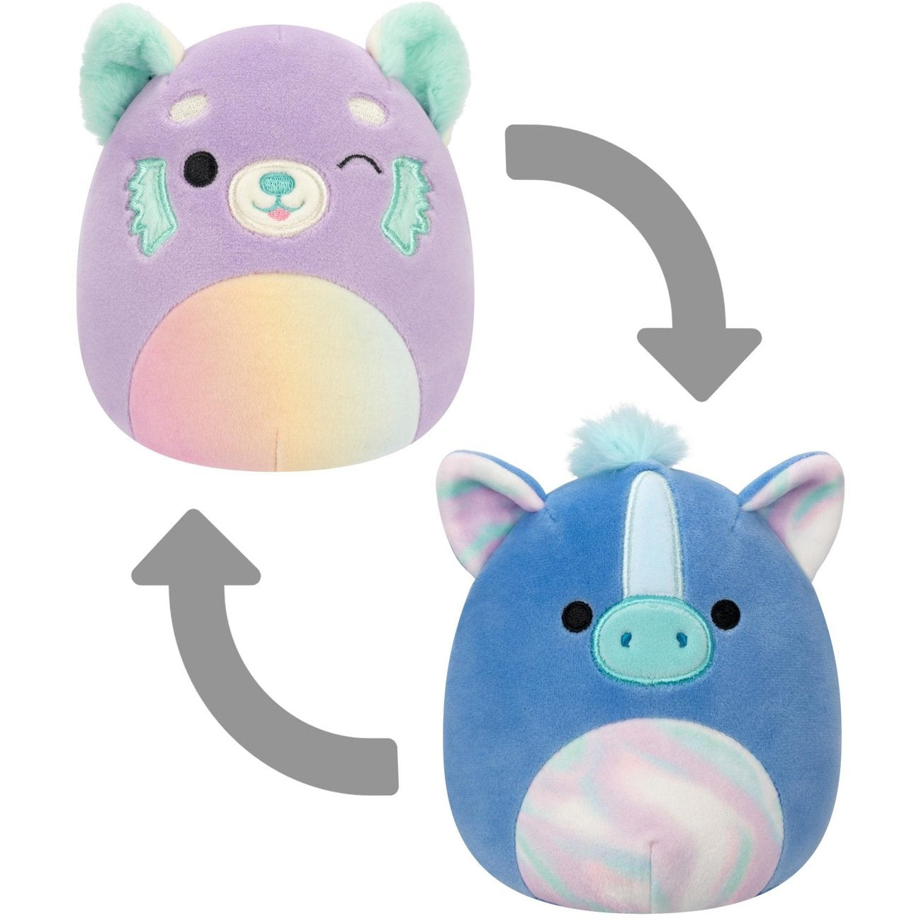 Squishmallows 13 cm P19 Flip A Mallows Lexis/Romano Squishmallows 13 cm P19 Flip A Mallows Lexis/Romano